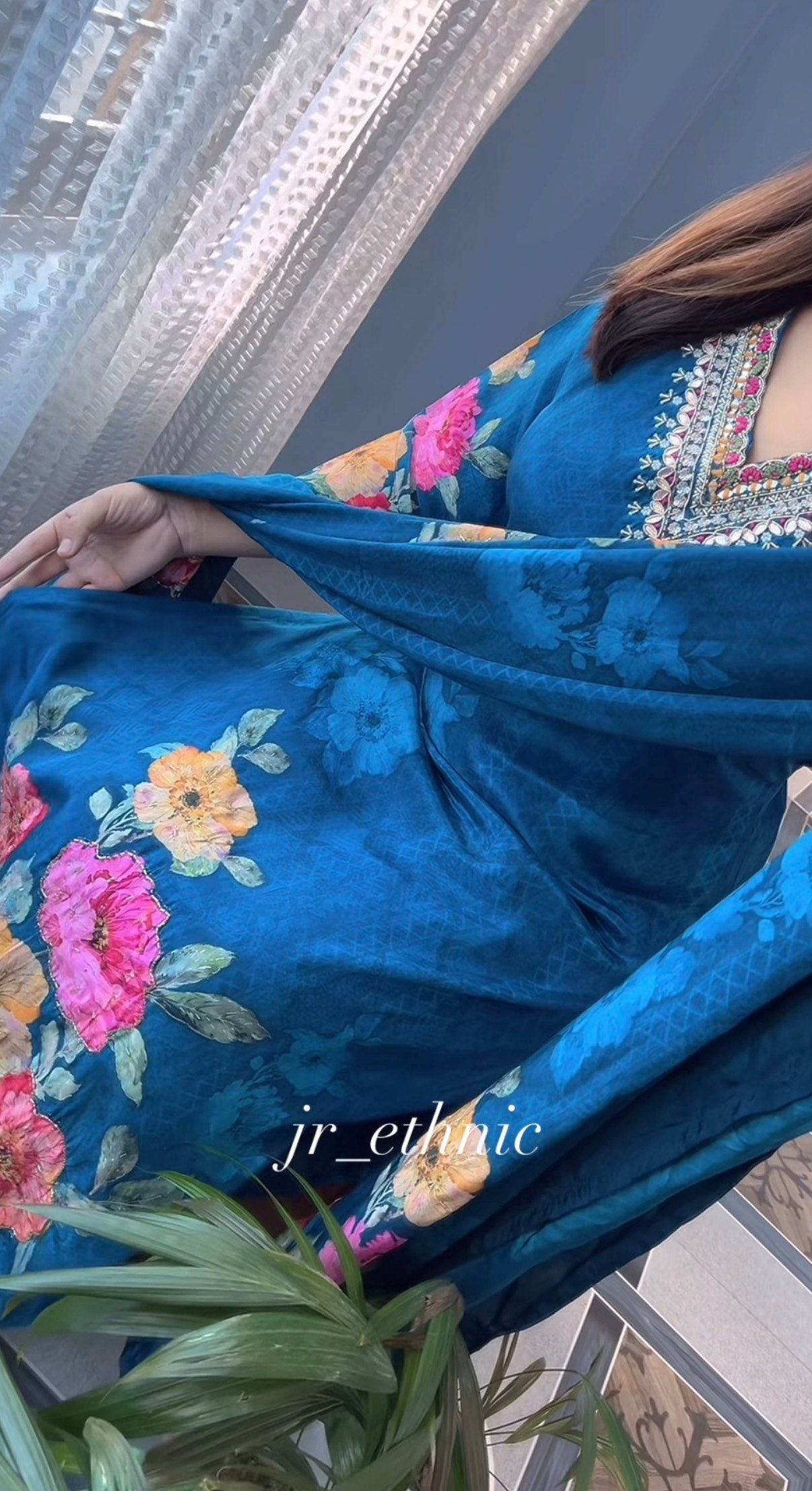 Premium Floral HAND WORKS KitKat Silk Collection