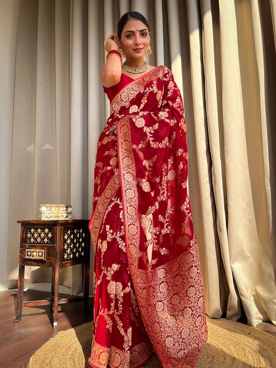 Banarasi Soft Litchi Silk Saree