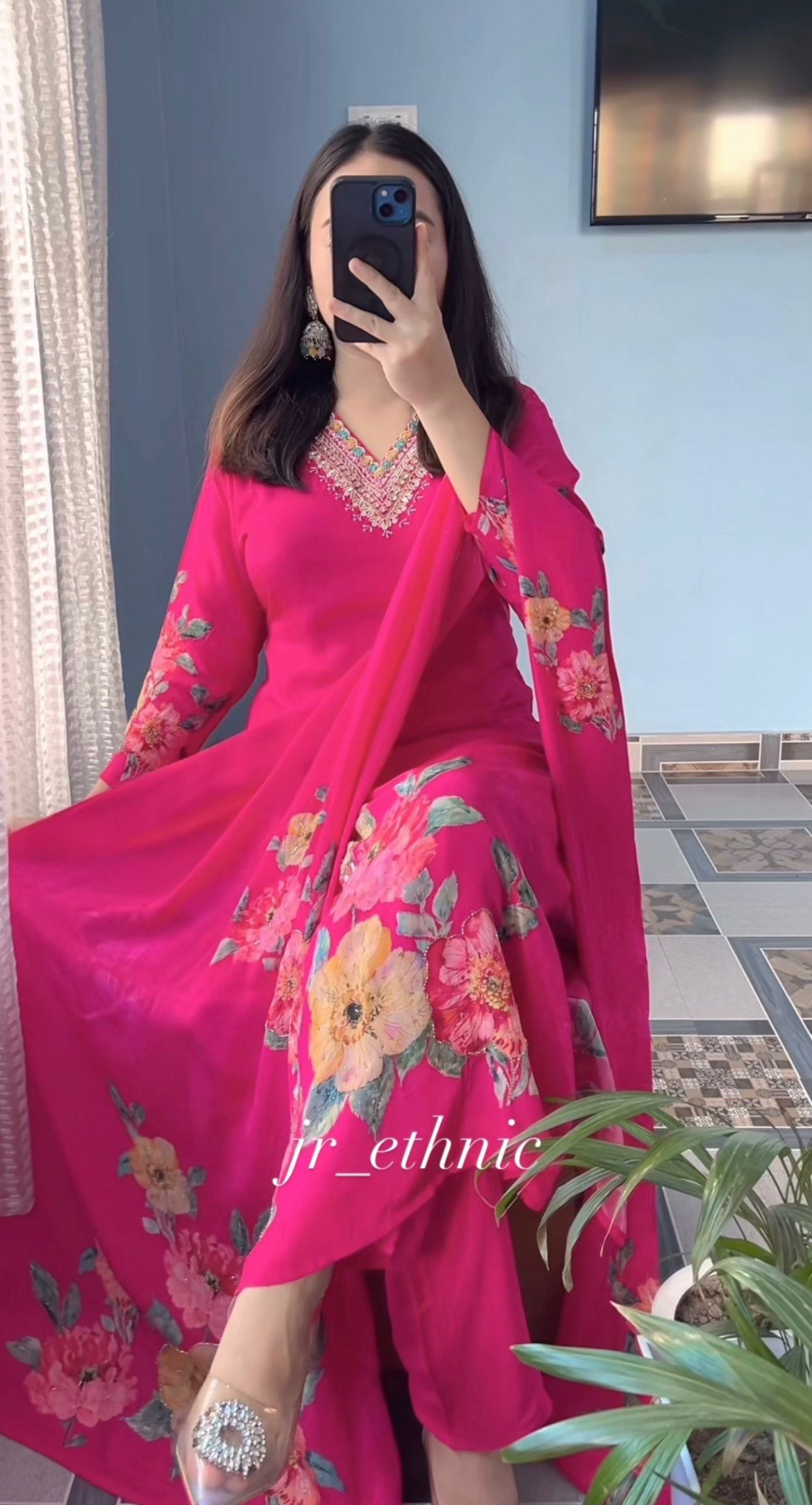 Premium Floral HAND WORKS  KitKat Silk Collection