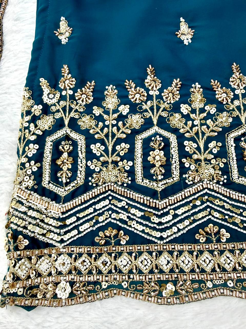 Premium Embroidered Suit Set with Dupatta